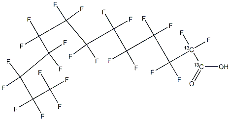 Perfluorotridecanoic acid (PFTrDA) (1,2-¹³C₂, 99%)