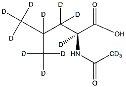 N-Acetyl-d3-L-leucine-d10 N-Methyl-d3-amide