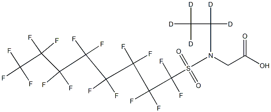 N‑EtFOSAA (N‑ethyl perfluorooctane sulfonamidoacetic acid) (𝑁-ethyl-D₅, 98%)