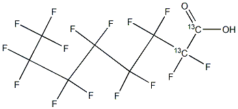 Perfluorooctanoic Acid (PFOA) (¹³C₂, 99%)