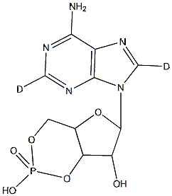 cyclic adenosine monophosphate‑7‑d₂ (Deuteration position may vary)