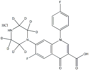 Sarafloxacin-d8 hydrochloride