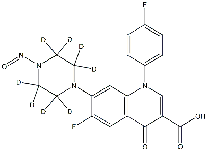N-Nitroso Sarafloxacin-d8