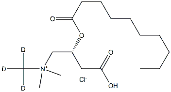 Decanoyl-L-carnitine-d3 (chloride)