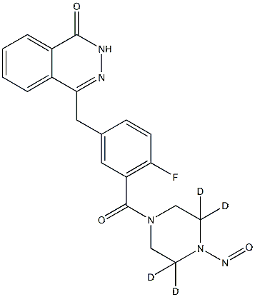 N-Nitroso Olaparib Impurity 1-d₄ (Deuteration may vary)