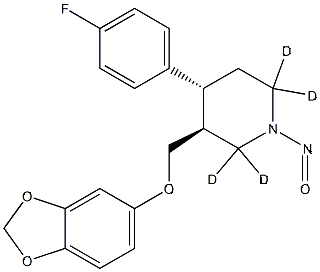 N-Nitroso Paroxetine-d₄ (Deuteration may vary)